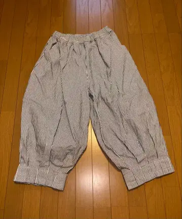 HIYORI 스트라이프 팬츠 코튼