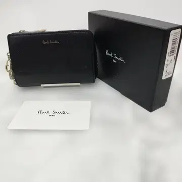 [새상품급] Paul Smith 블랙 코인 케이스 키케이스
