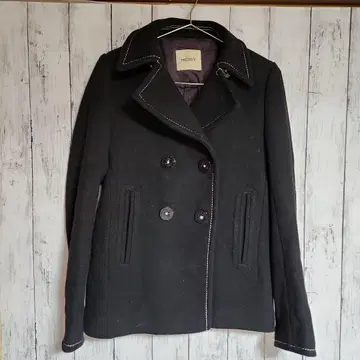 마우지 블랙 피코트 J-2