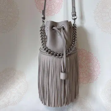 새상품급 J&M DAVIDSON 프린지 카니발 미니 라이트 그레이