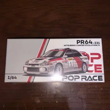 팝 레이스 1/64 미쓰비시 랜서 에볼루션 IV 사파리 랠리 케냐