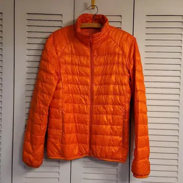 프리미엄 다운 초경량 자켓 S 사이즈 오렌지