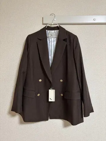 N.Natural Beauty Basic 더블 브레스트 테일러드 자켓