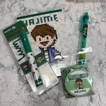 하지메샤초 HAJIME 픽셀 아트 문구 6종 세트