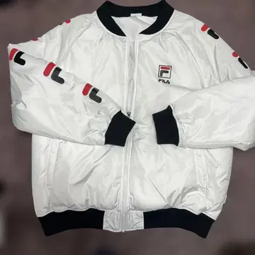 FILA 화이트 나일론 자켓 XL