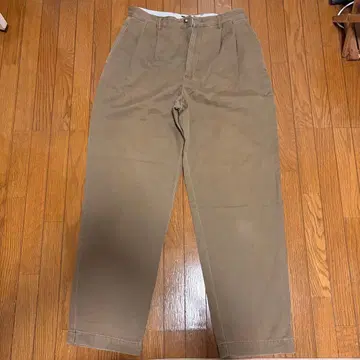 90s TOMMY HILFIGER 배기 와이드 팬츠 카키 페이드