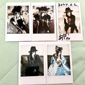 ASAGI 아사기 솔로 폴라로이드 혈계 아마비에 CD 앨범 싱글 굿즈