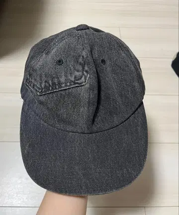 리메이크 USA 블랙 데님 원단 캡