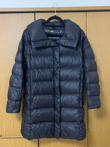 [ 유니클로 ] 울트라 라이트 다운 롱 코트 XL 사이즈 블랙