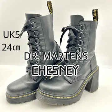 [ 새상품급 ] 닥터마틴 CHESNEY 힐 부츠 24cm 통굽 765