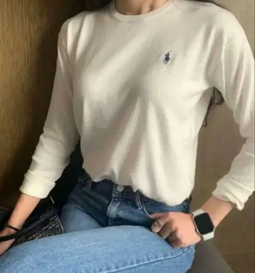 현행 택! 폴로 랄프 로렌 니트 아이보리