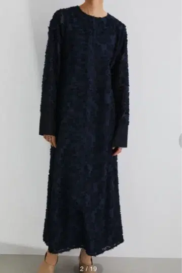 오늘 한정 가격 새상품 STYLEMIXER 백 플레어 자카드 원피스