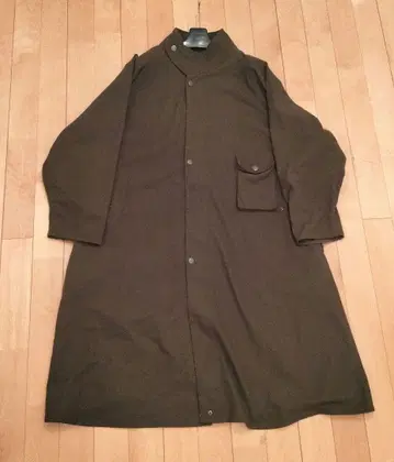 Backers 가스 케이프 코트 올리브색