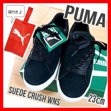 푸마 PUMA 스웨이드 스니커즈 블랙 23cm 새상품 미사용 주머니 포함