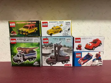 토미카 USJ 한정판 스누피, 쥬라기 공원 죠스, 엘모 등 6종