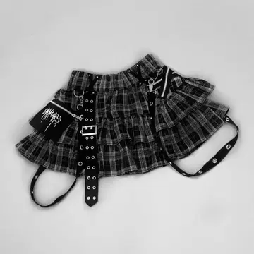 Dimmoire PUNK 프릴 미니 스커트