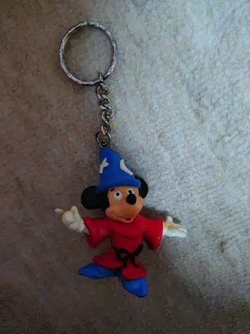 미키 판타지아 키링 레어 희귀 레트로