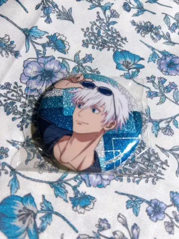 극장판 주술회전0 라메키라 캔뱃지 고죠 사토루