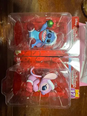 스티치 엔젤 크리스마스 피규어 세트