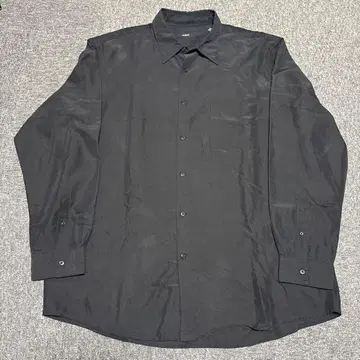 ALFANI 피치 스킨 블랙 긴팔 셔츠