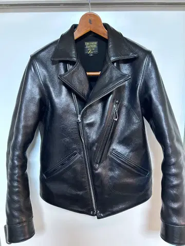 파인 크릭 레더 스케어크로우 더블 라이더 자켓 38