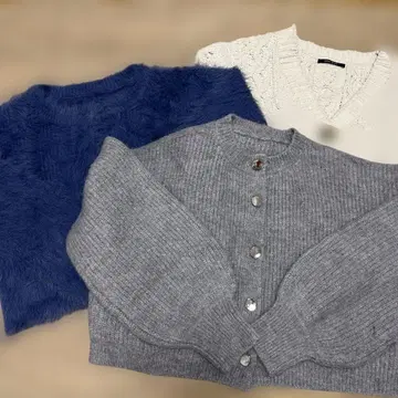 새상품급 니트 가디건 3세트