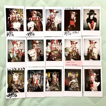 아사기 ASAGI 솔로 여우 화화 싱글 굿즈 CD 부채