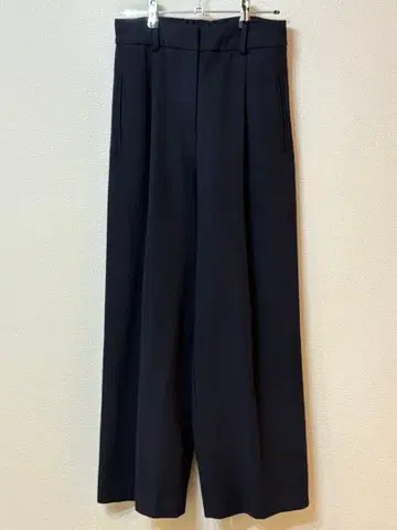 PLST 와이드 슬랙스 네이비 S 사이즈