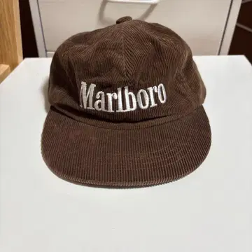 Marlboro 코듀로이 캡 브라운