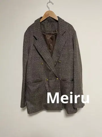 Meiru 테일러드 자켓 브라운 XL