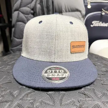SHIMANO OTTO 스냅백 캡 그레이/네이비