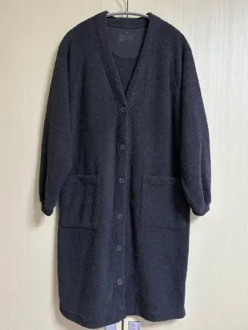 [ 무인양품 ] 니트 플리스 롱 가디건 M 사이즈