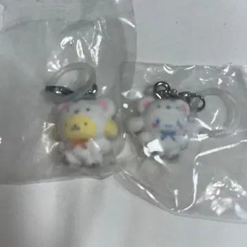 산리오 포근포근 스노우 메지루시 액세서리 폼폼푸딩 시나몬