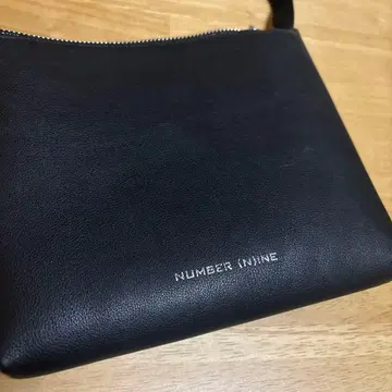 NUMBER (NINE) 블랙 가죽 사코슈