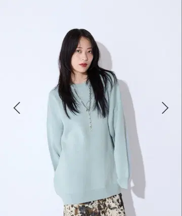 자카드 볼륨 슬리브 풀오버