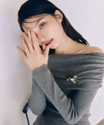 SNIDEL 오프숄더 니트 세트