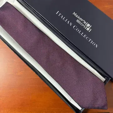 가마쿠라 셔츠 자카드 직조 솔리드 타이 넥타이 버건디 와인 레드