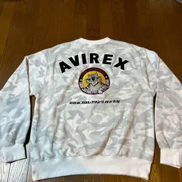 AVIREX 신일본 프로레슬링 50th 맨투맨 L 아비렉스 신일