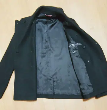 폴 스미스 남성용 피코트 M 사이즈 블랙