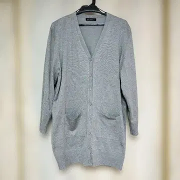 [새상품급] Aqua Garage 그레이 V넥 니트 가디건