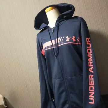 [ 새상품급 ] 언더아머 풀 집업 후디 네이비 속기모 후드티
