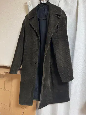 GU 코듀로이 오버 사이즈 겨울용 코트