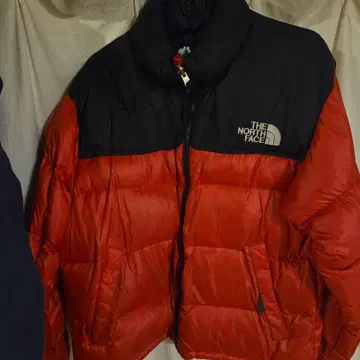 THE NORTH FACE 다운 자켓 M 빨간색/블랙