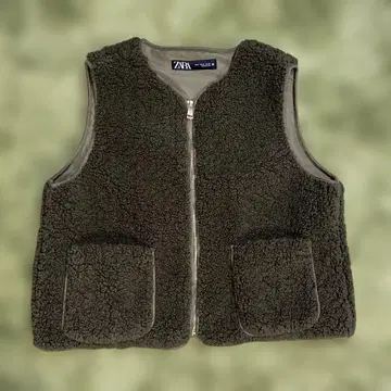 ZARA 플리스 다운 베스트 2023 A/W