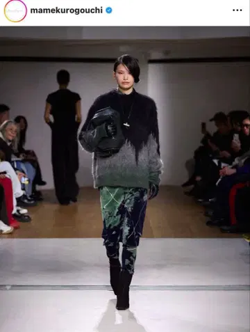 mamekurogouchi 그라데이션 니트