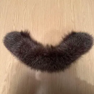 MACINTOSH 브라운 퍼 머플러