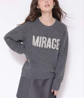 Apuweiser-riche 비쥬 로고 니트