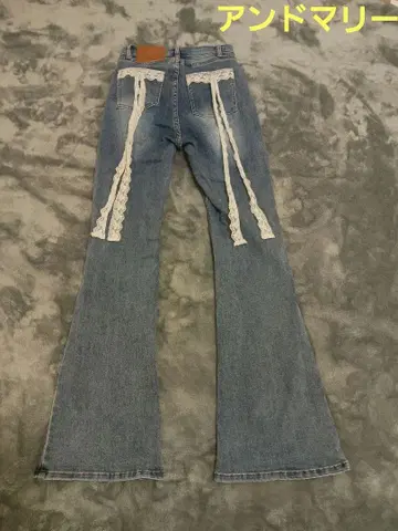 레이스 리본 데님 앤드마리 S