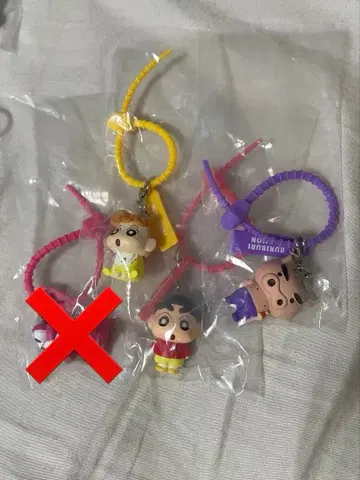 짱구는 못말려(크레용 신짱) 가챠가챠 3개 세트