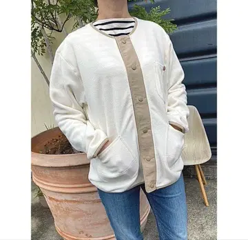 Lee 플리스 블루종 아이보리